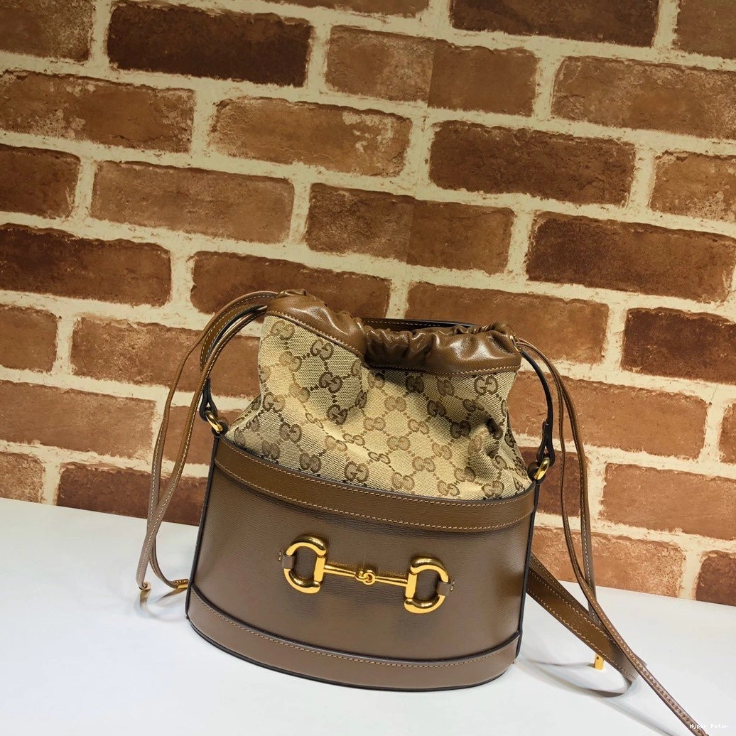 Hyper Peter GUCCI small Horsebit bag bucket 1955 0822